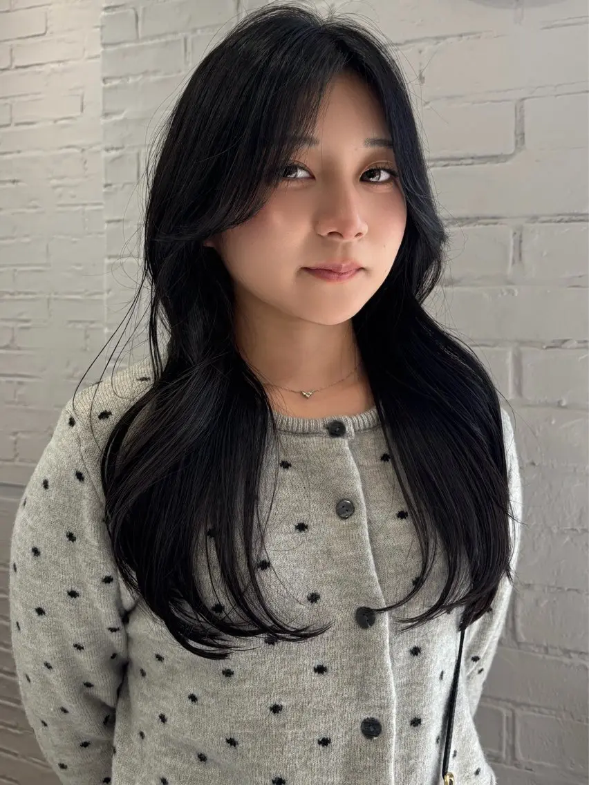 ロング 藤井 ユウキのヘアスタイル