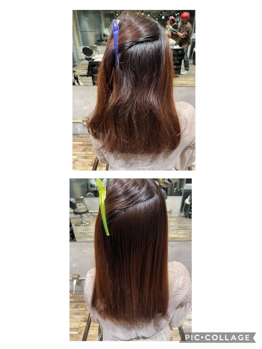 ロング 縮毛矯正 ✨️パーマ✨️ みづきのヘアスタイル