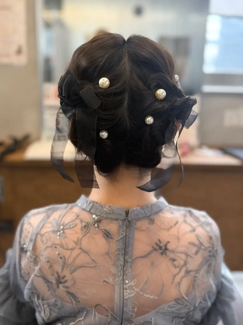 ヘアセット ♡noa/ボブ ナチュラルカラー♡のヘアスタイル