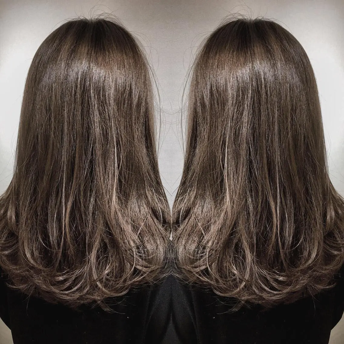 ミディアム box  mico. mutsumiのヘアスタイル