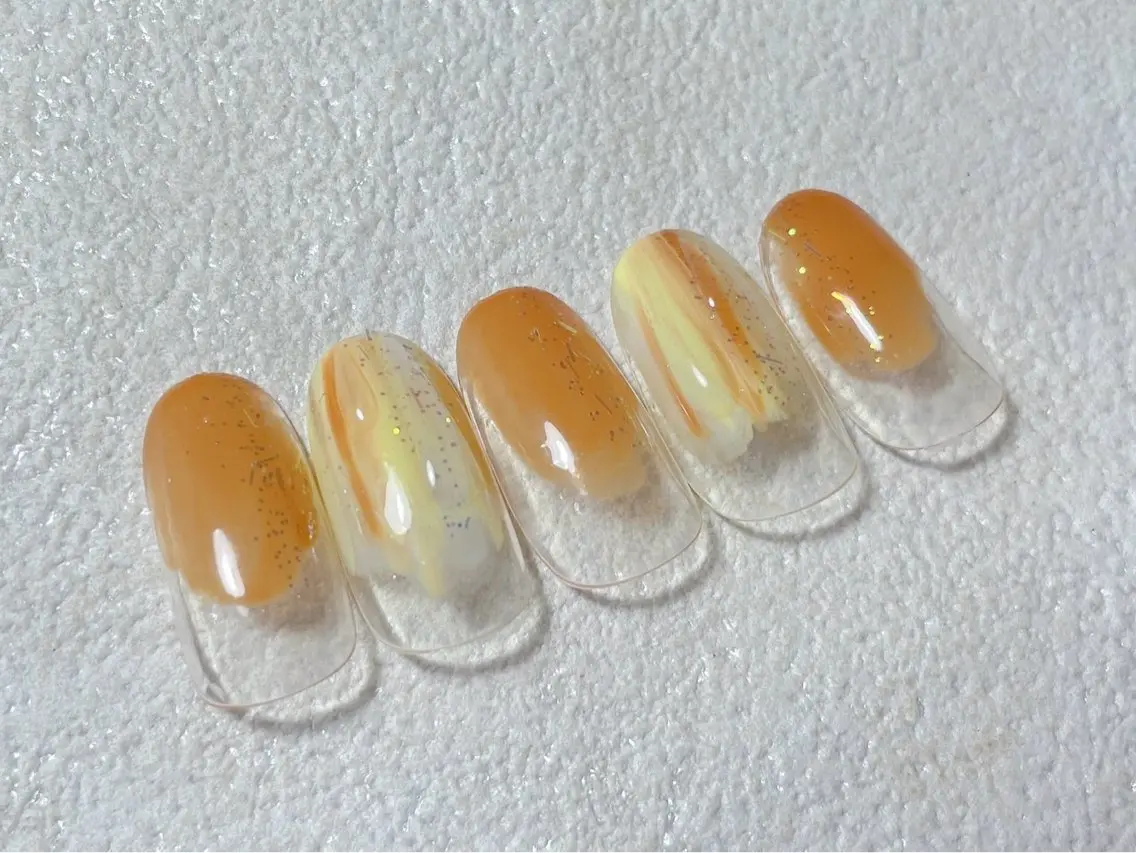ネイル オーロラネイル フットネイル フレンチネイル ジェルネイル マグネットネイル ハンドネイル mogunail &blowのネイルデザイン