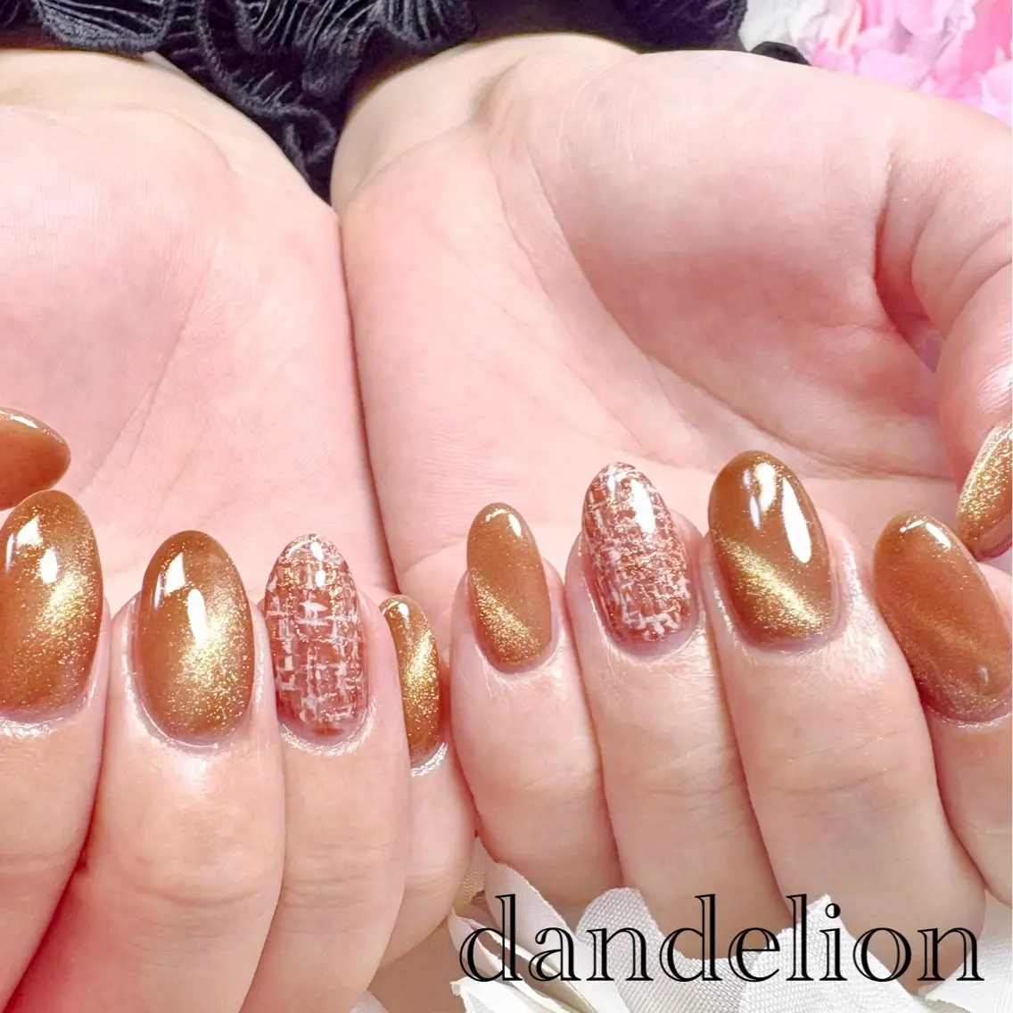 ネイル ハンドネイル ハンドケア dandelion ダンデライオンのネイルデザイン