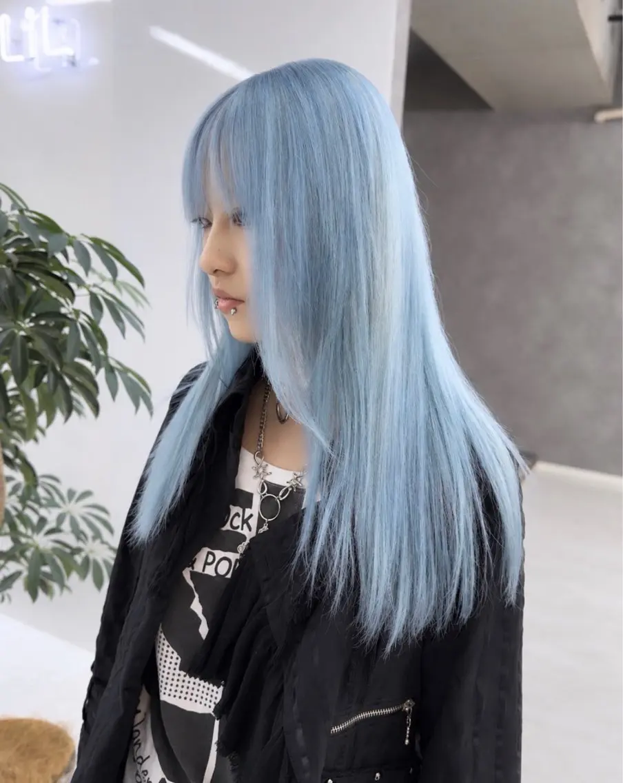 ロング ヘアカラー トリートメント 髪質改善/艶・透け感 カラー🪞YURIAのヘアスタイル