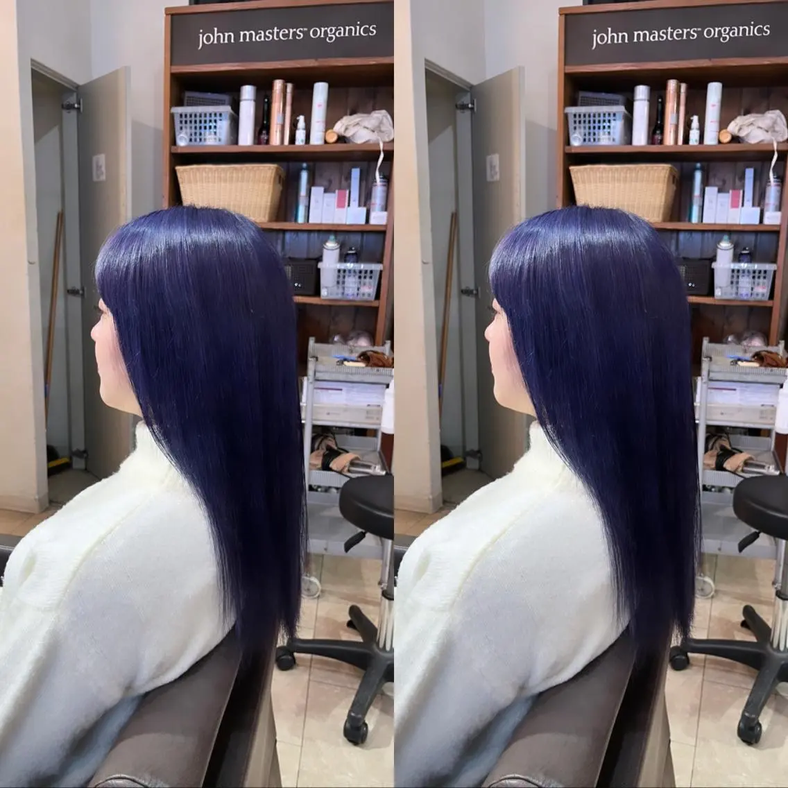 ロング カラー 髪質改善・縮毛矯正 特化・ユウシンのヘアスタイル