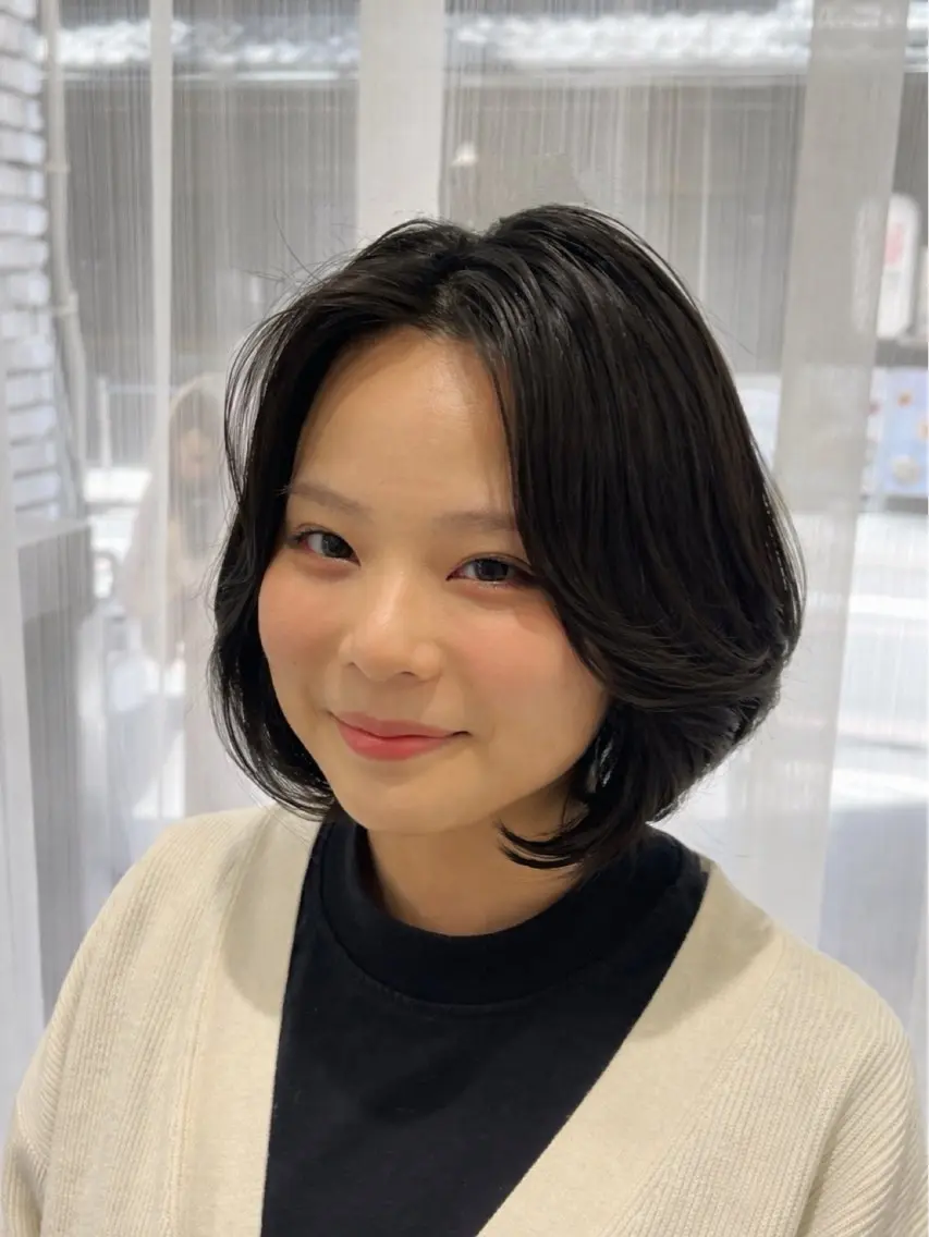 ショート レイヤーカット カット ヘアカラー トリートメント レイヤーカット 早崎太生のヘアスタイル