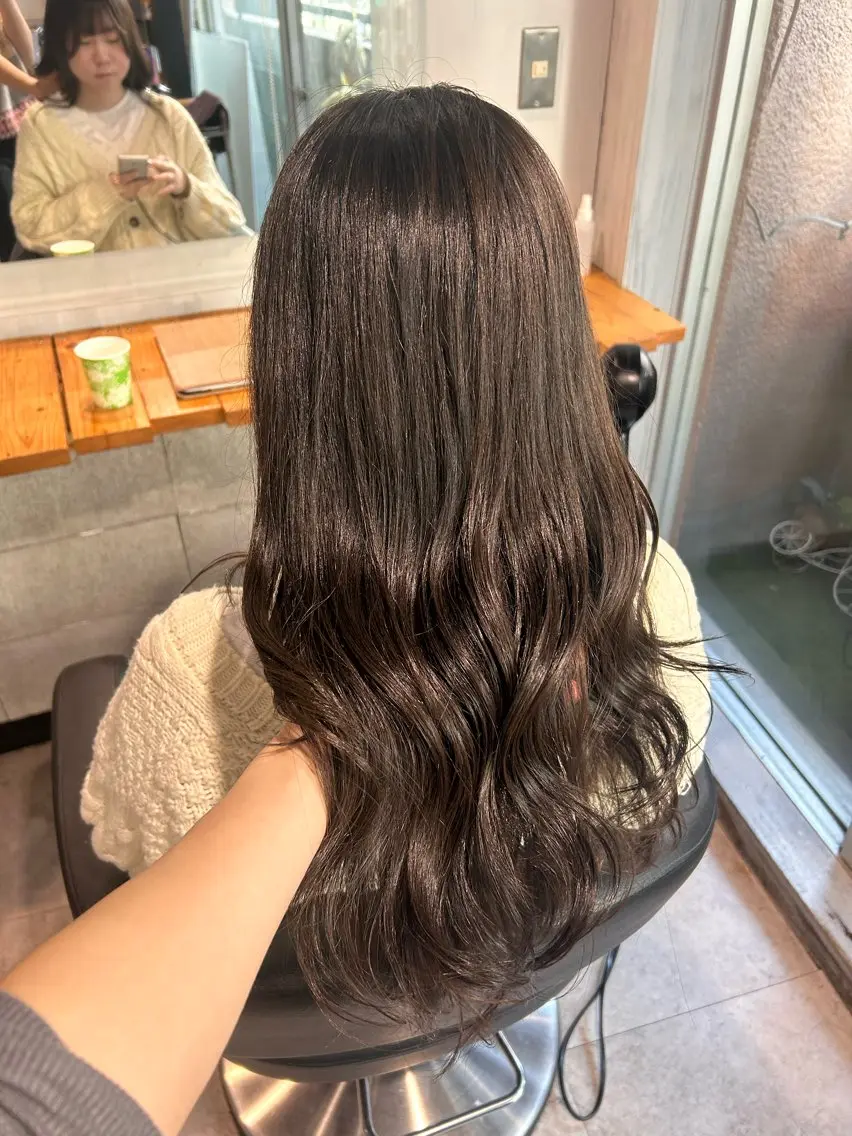 ロング カット ヘアカラー トリートメント ヘッドスパ レイヤーStyle 🪽菜々実のヘアスタイル