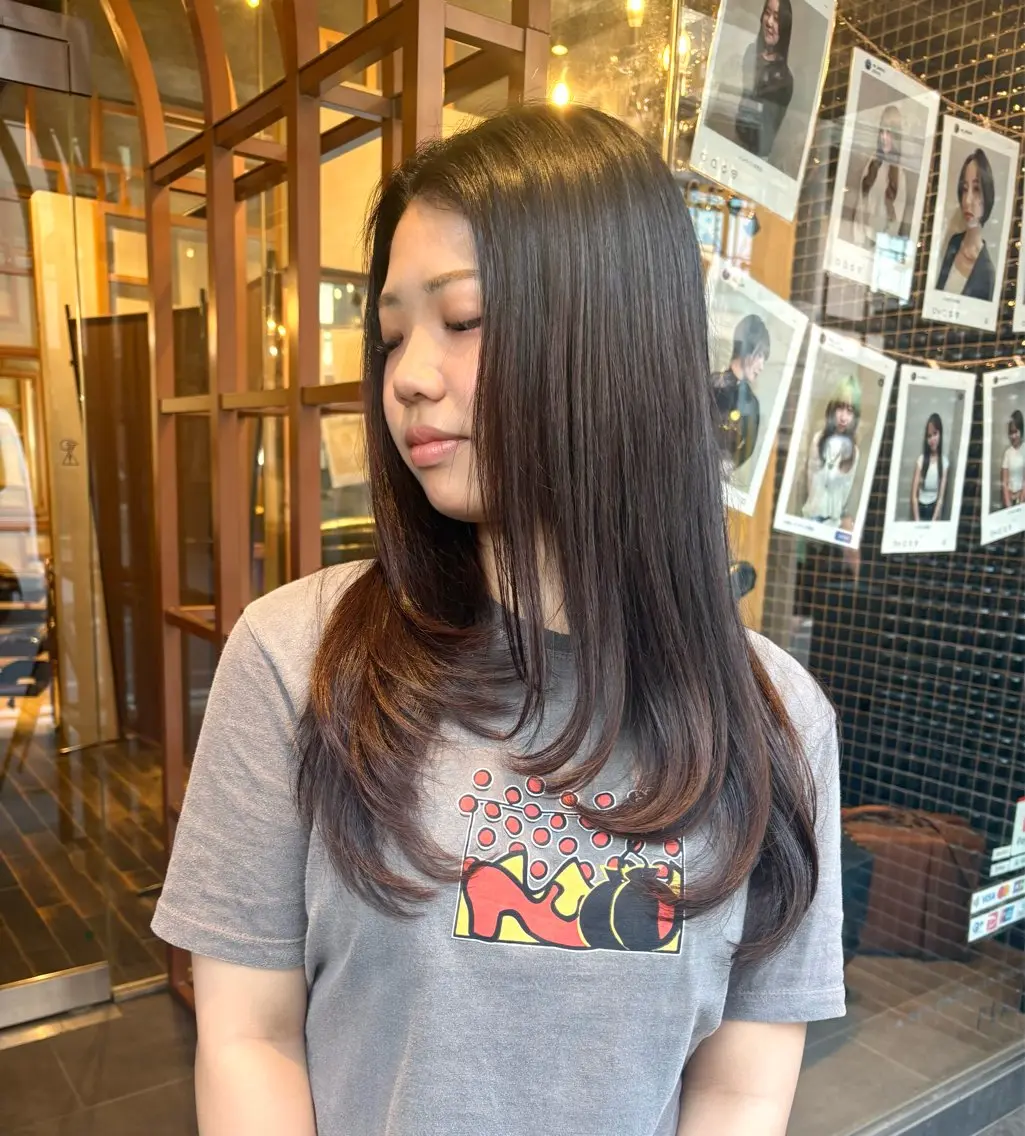 【顔周りレイヤー限定】レイヤーカット＋シルクトリートメント🦋🫧の写真