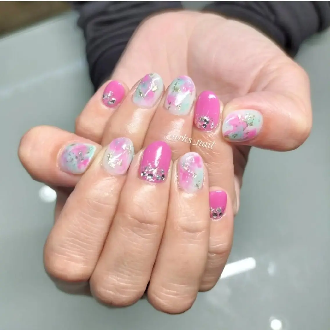 ネイル ハンドネイル arks nailのネイルデザイン