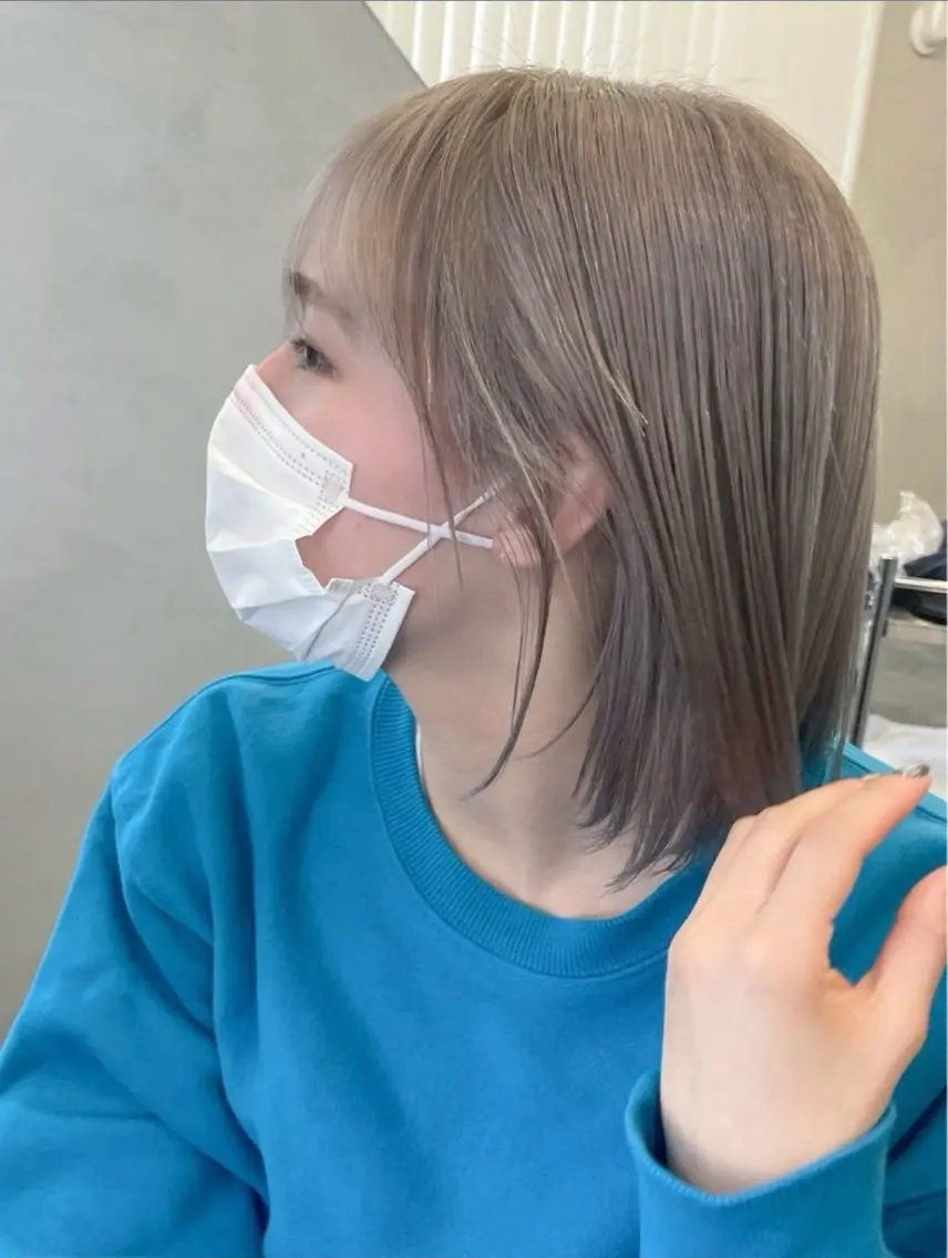 ショート カラー ヘアカラー toyohara momokaのヘアスタイル