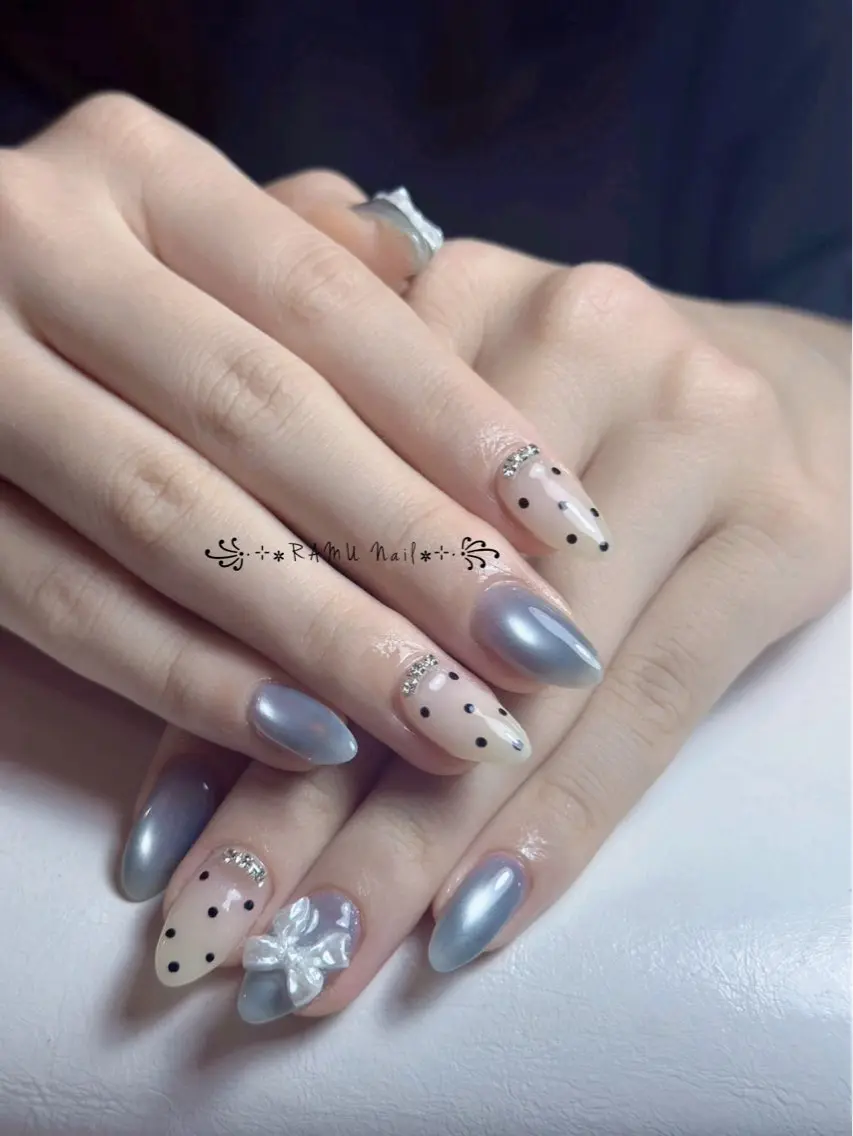 ネイル フレンチネイル 韓国ネイル シンプルネイル ネイルチップ ワンホンネイル ハンドネイル RAMU Nail 恵比寿店のネイルデザイン