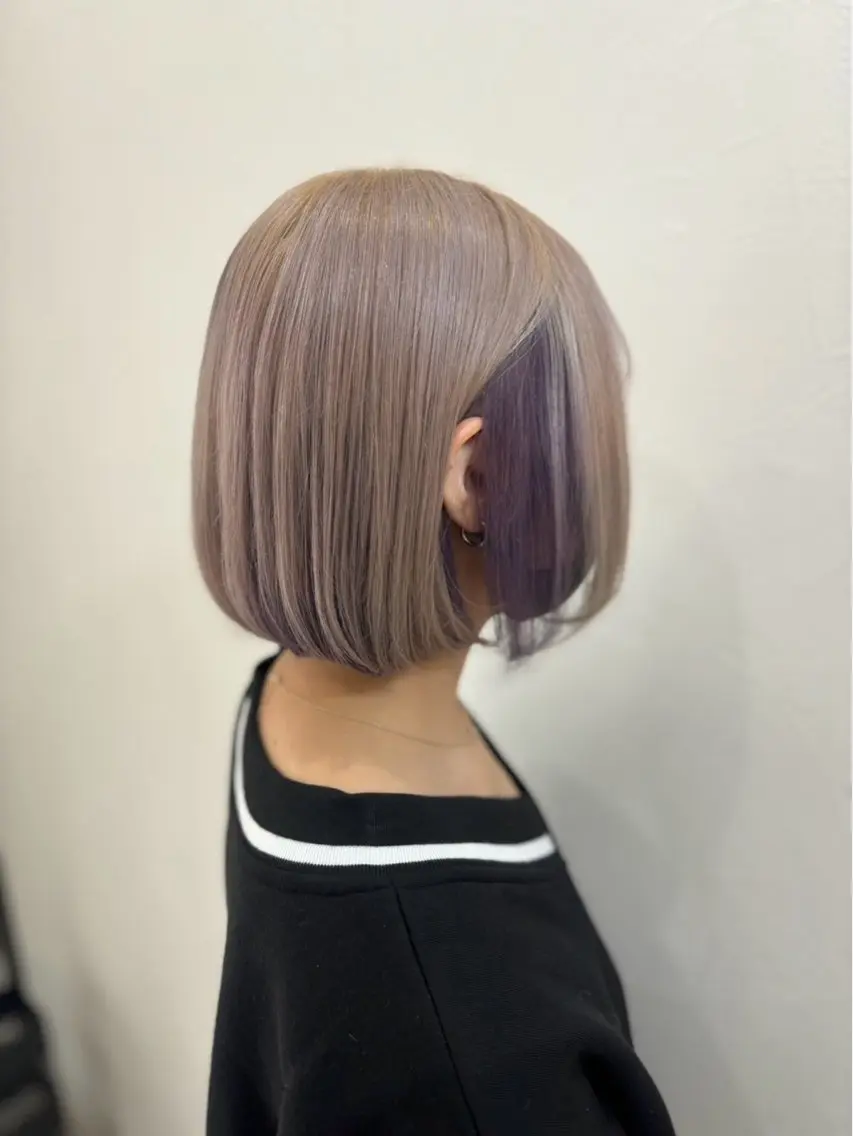ショート カラー ヘアカラー 【メンズ特化】池袋 韓国スタイル飯塚のヘアスタイル