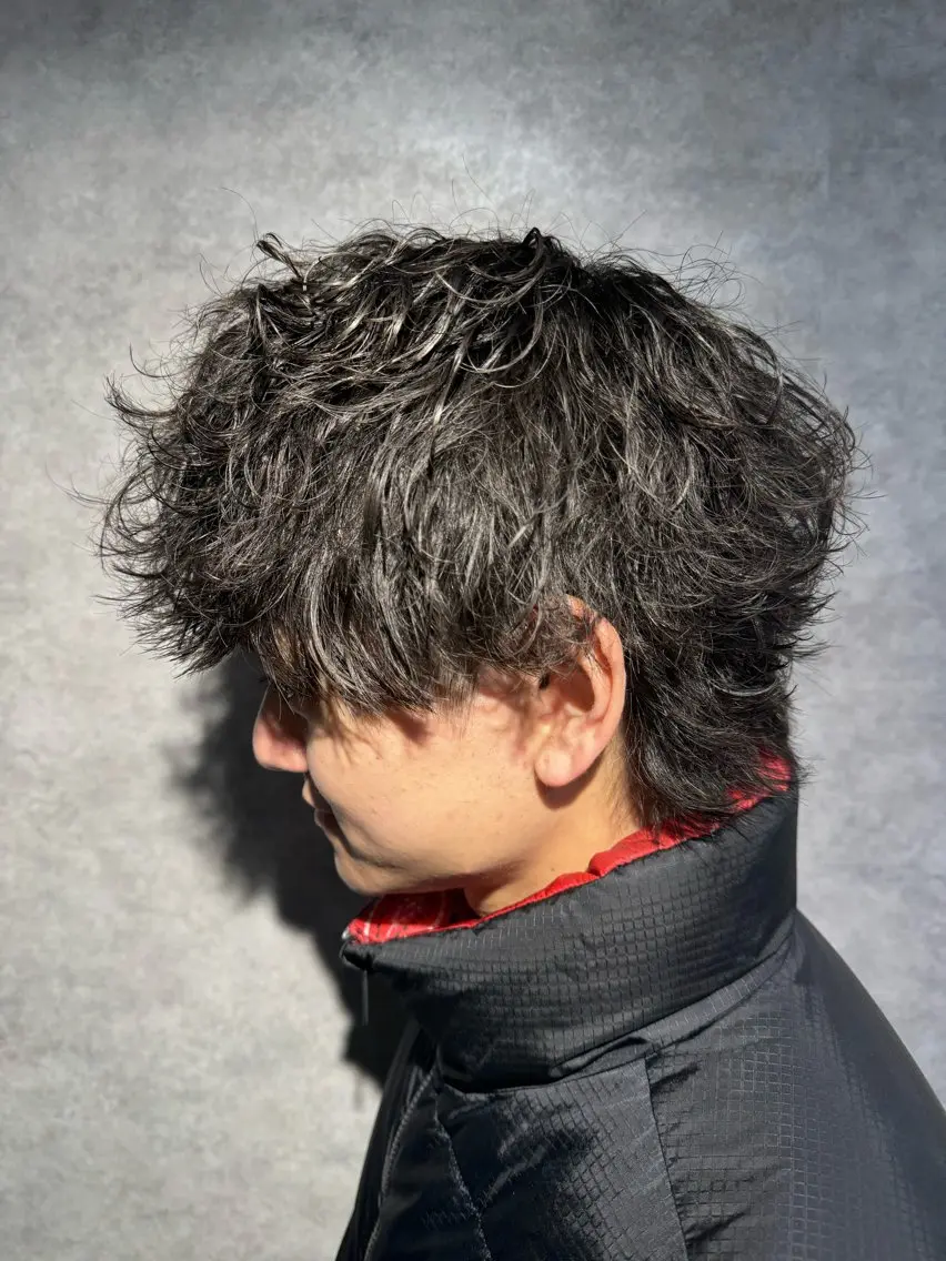 パーマ メンズ メンズブリーチ マッシュ メンズパーマ 波巻きパーマ カット パーマ REM【阿佐ヶ谷】 MEGUのヘアスタイル