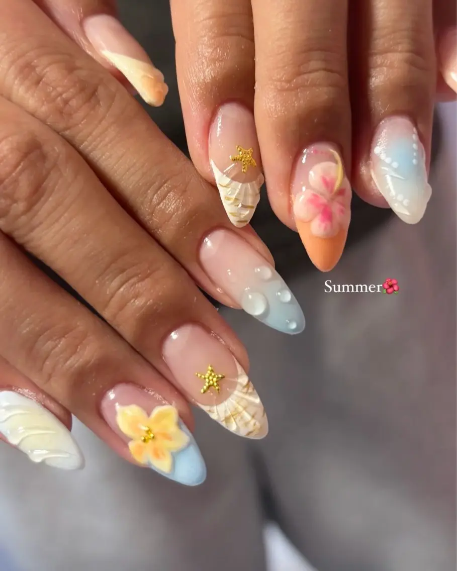 ネイル ハンドネイル EmaNail🎀 Haaruのネイルデザイン