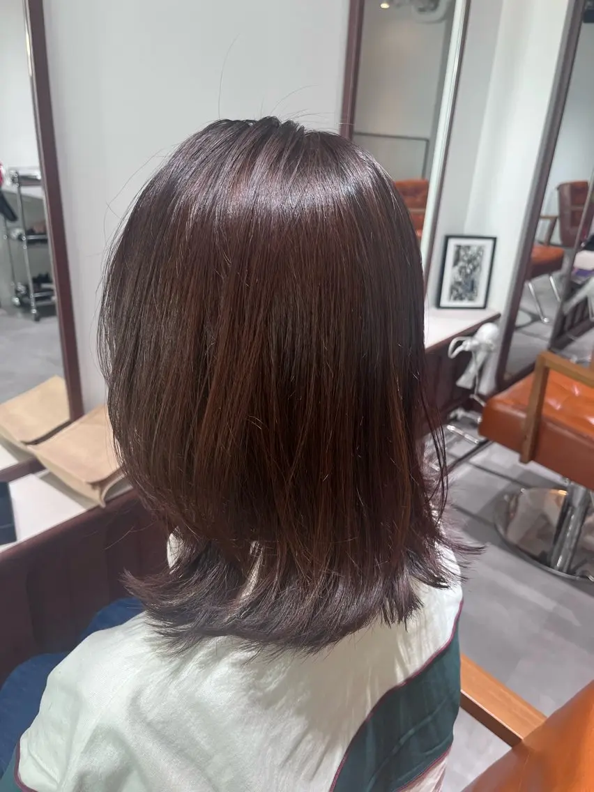 ミディアム カラー カット ヘアカラー 💠urara opus💠🩵のヘアスタイル