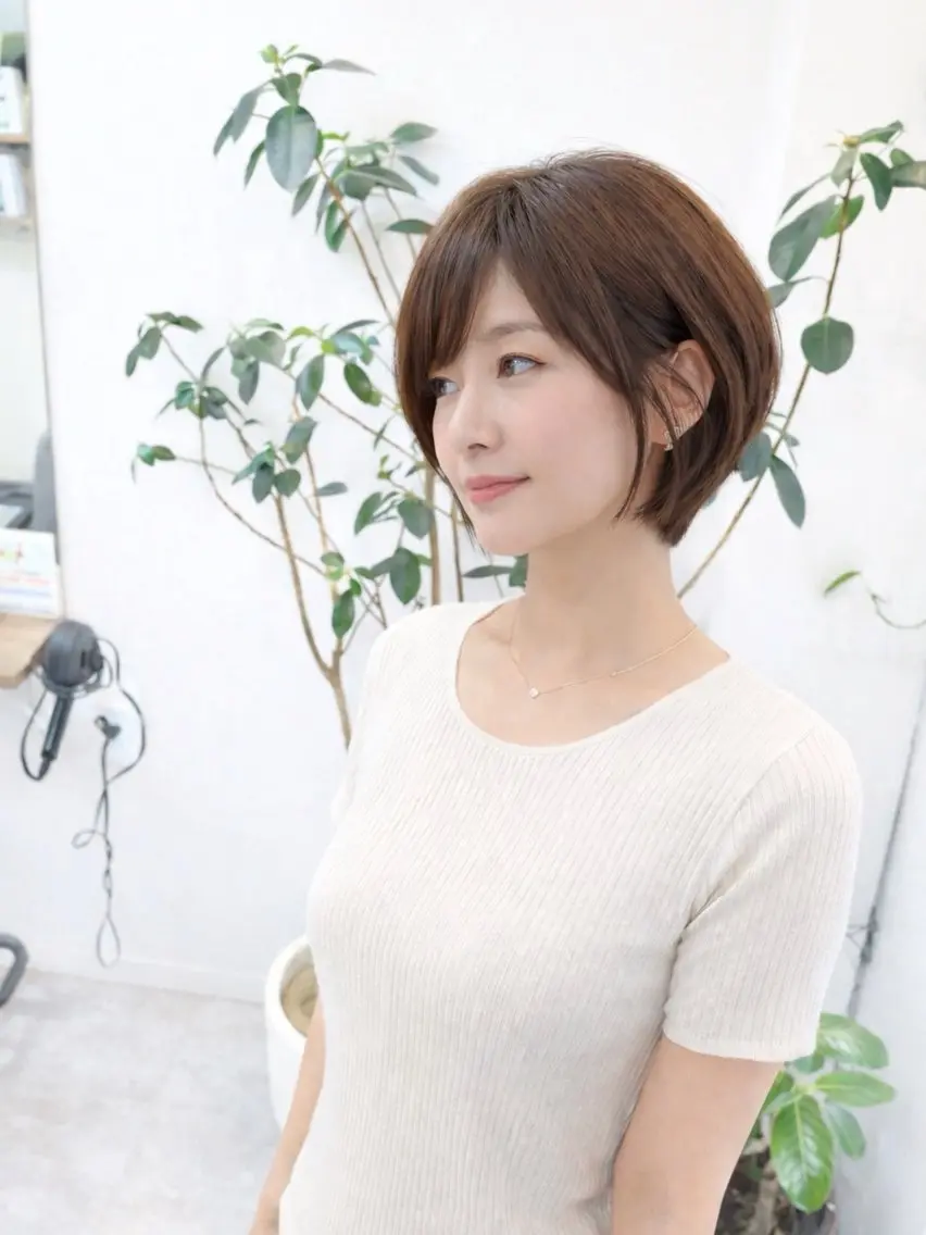 ショート ショートヘア カット naka.naka 東中野/髪質改善のヘアスタイル