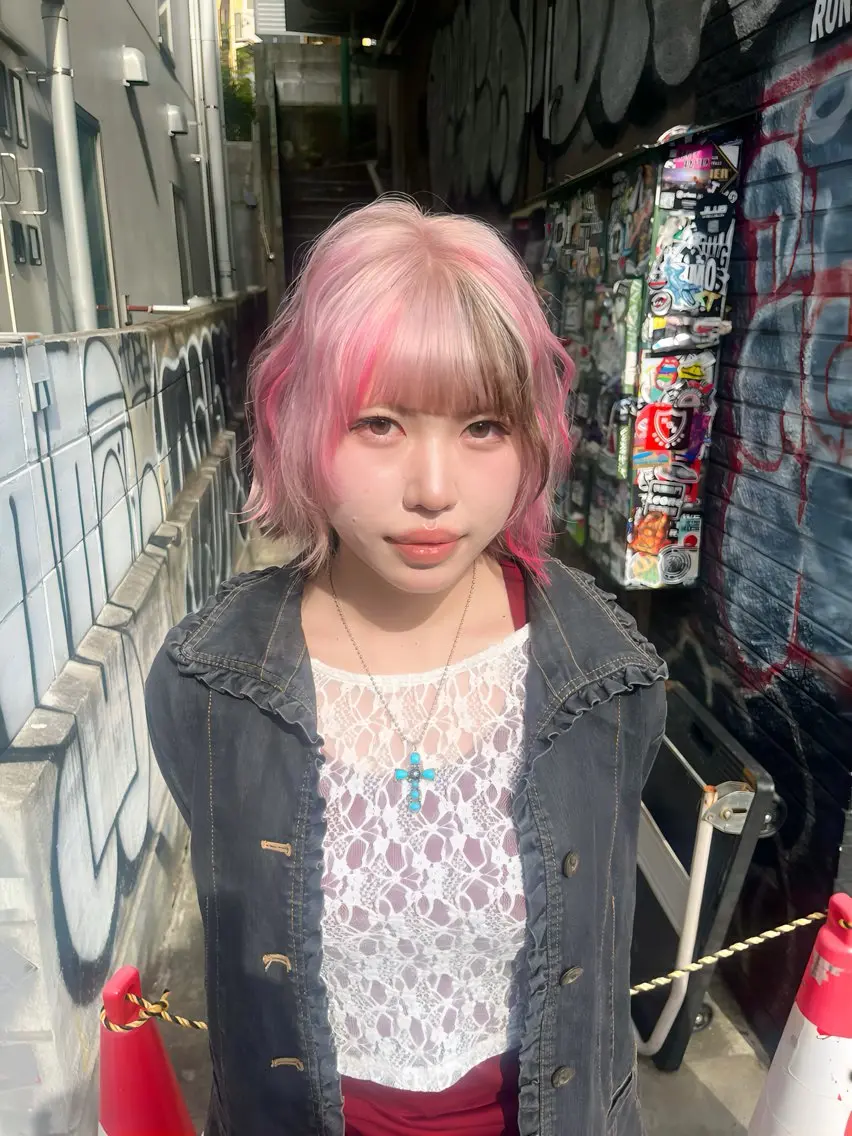 カラー ヘアカラー デザインカラー🍬✨ 透明感カラー✨ナナのヘアスタイル