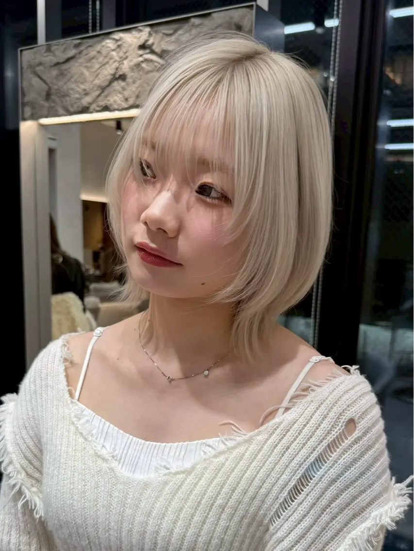 ショート カラー カット トリートメント Lond Bloom 天神ショート/ボブのヘアスタイル