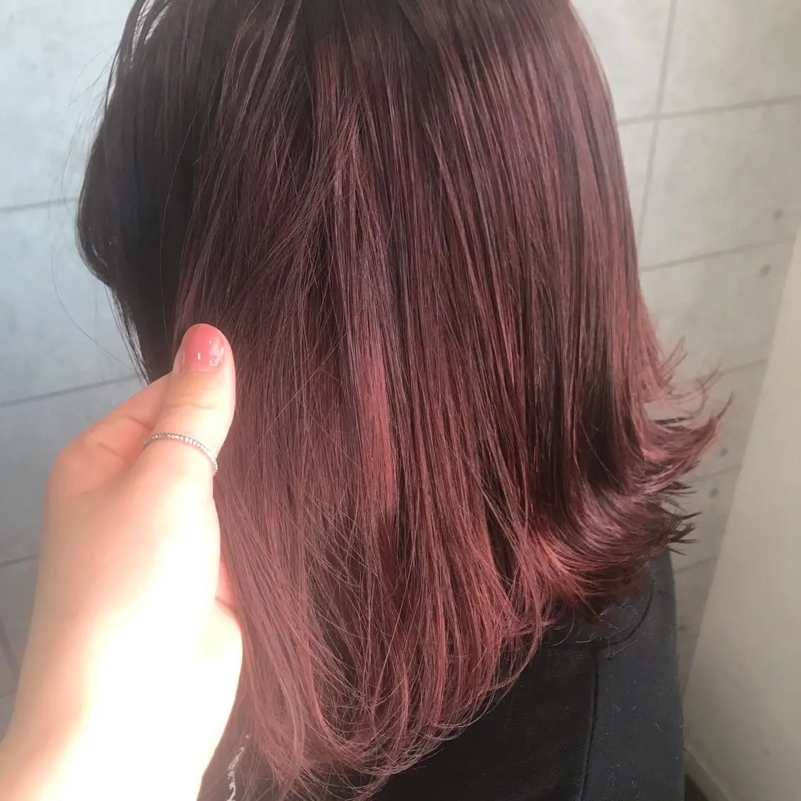 ショート カラー ヘアアレンジ 烏丸韓国ヘア🇰🇷 ayaka🎀のヘアスタイル