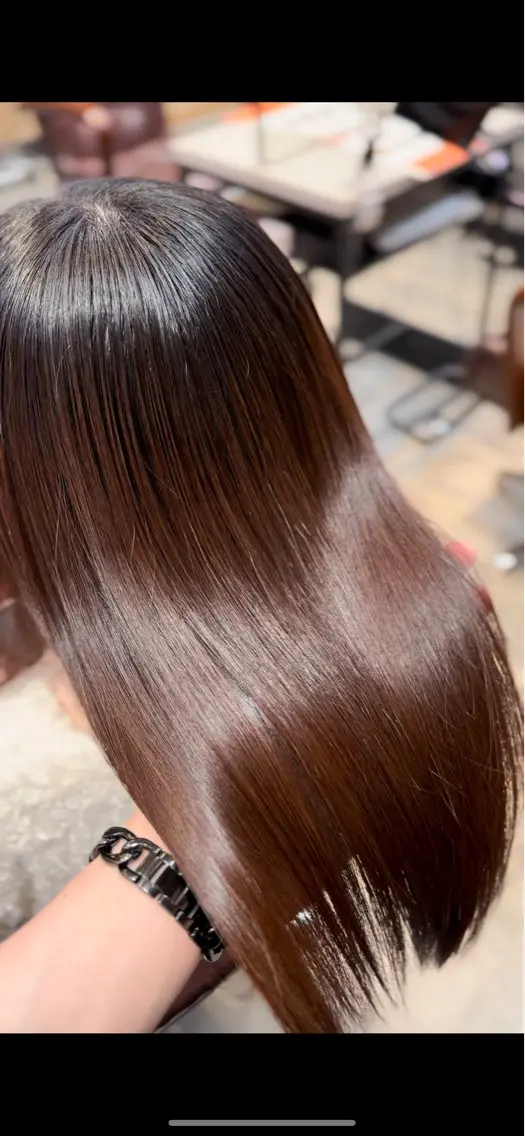 ロング 縮毛矯正 縮毛矯正 トリートメント ヘッドスパ メンズ/ブリーチ 古賀歩のヘアスタイル