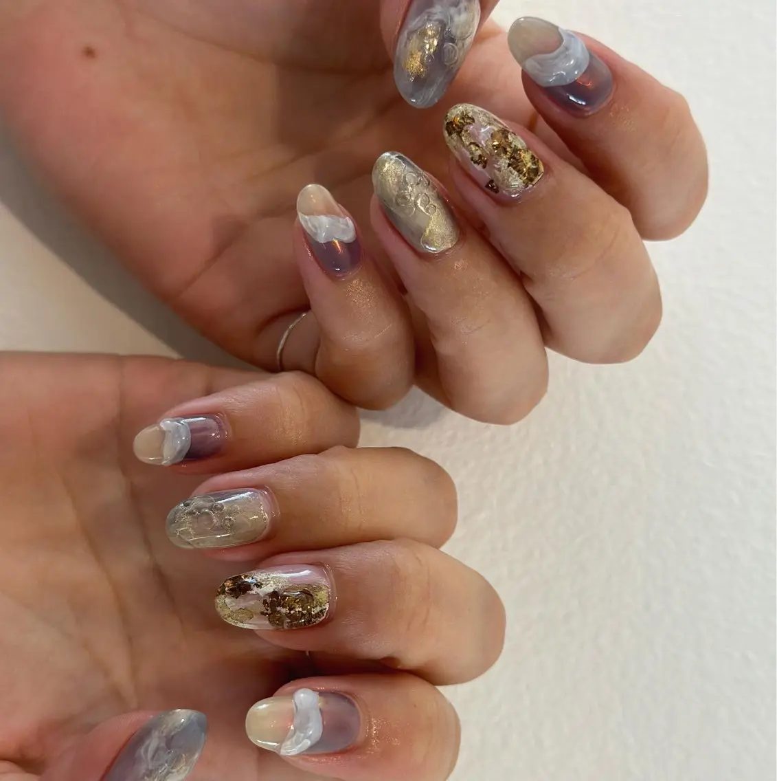 ネイル ニュアンスネイル ハンドネイル 山本 七海のネイルデザイン