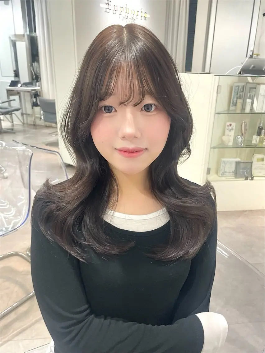 カラー 透明感カラー グレージュ ヘアカラー トリートメント 須藤 叶のヘアスタイル