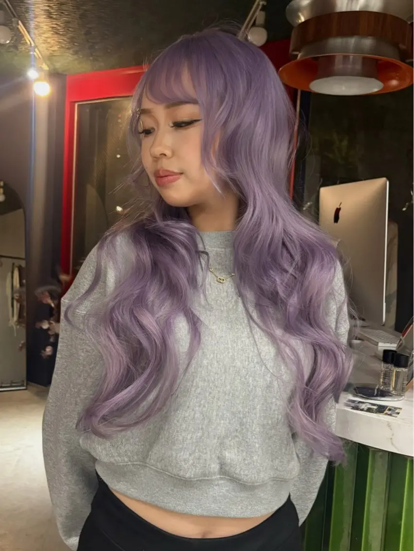 ロング ヘアカラー ★梅田お洒落カラー ちどり★のヘアスタイル