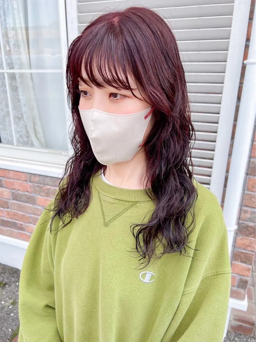 ブリーチパーマ+カットの写真