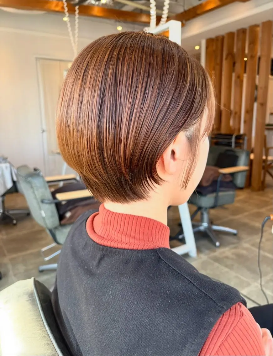 ショート ショートヘア 🍃ボブ&ショート 特化🍃髪質改善🍃のヘアスタイル