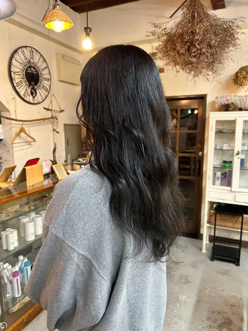 カラー オレンジ ヘアカラー トリートメント minami 🐣のヘアスタイル
