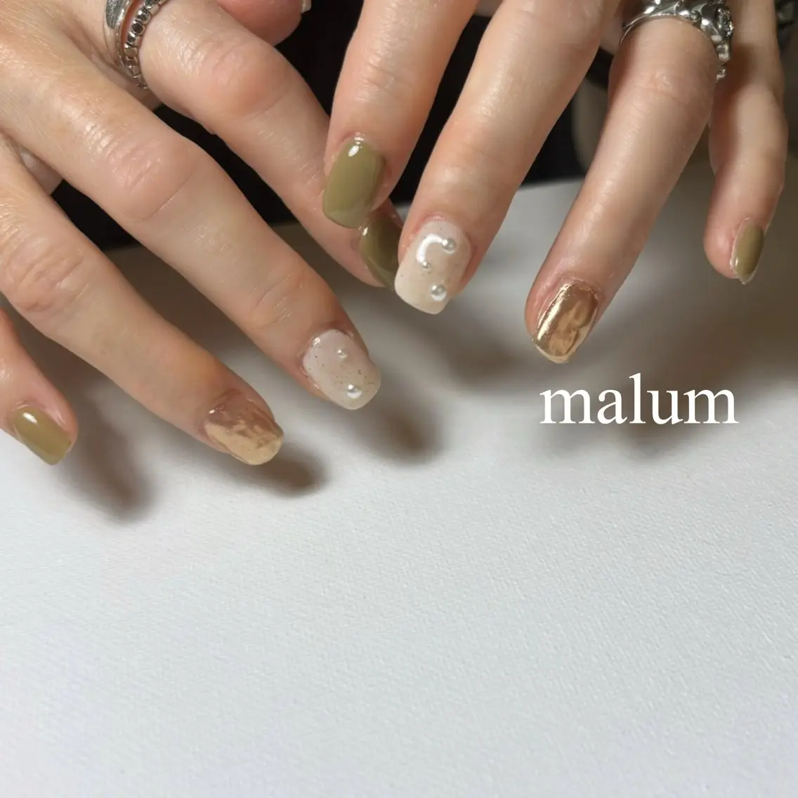 ネイル ハンドネイル malum nailのネイルデザイン