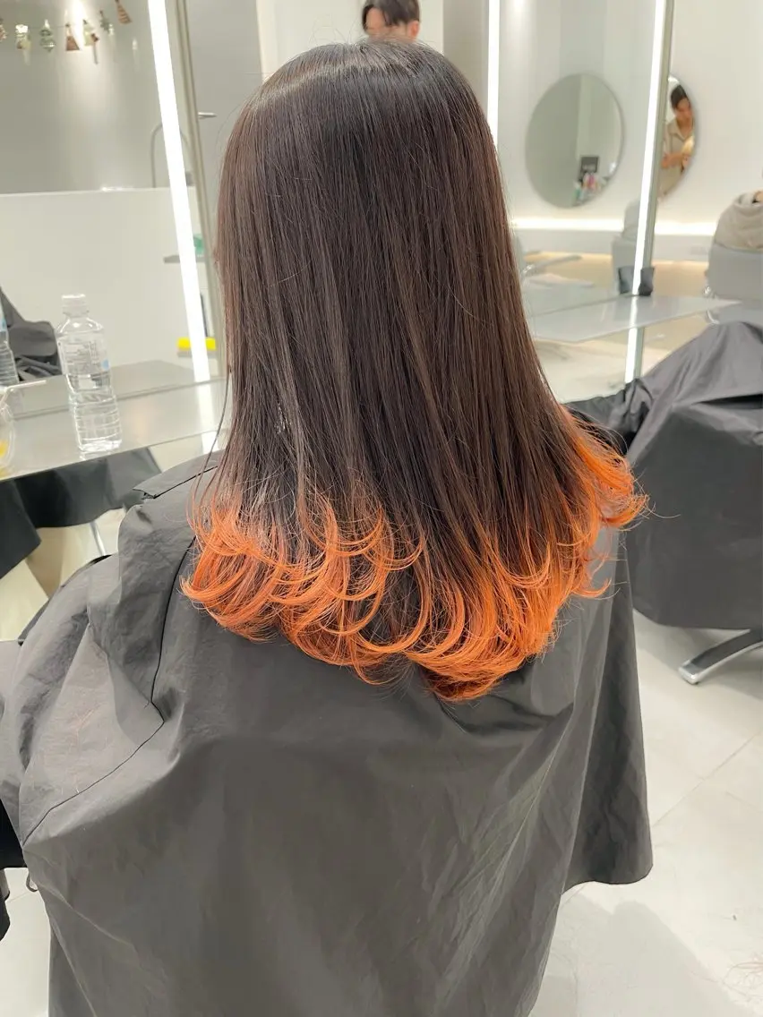 ロング カラー ベージュカラー 黒髪 ブロンド ブルーカラー ブルーブラック ヘアカラー トリートメント トリートメント /カラー/NAOKIのヘアスタイル