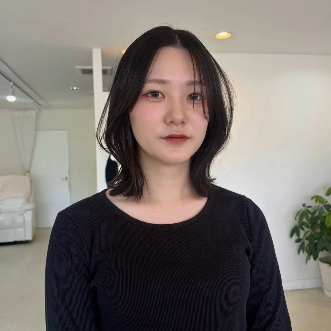 ミディアム ミディアムレイヤー レイヤーカット カット ヘアカラー トリートメント ハッシュカット・ハイ レイヤー/kanonのヘアスタイル
