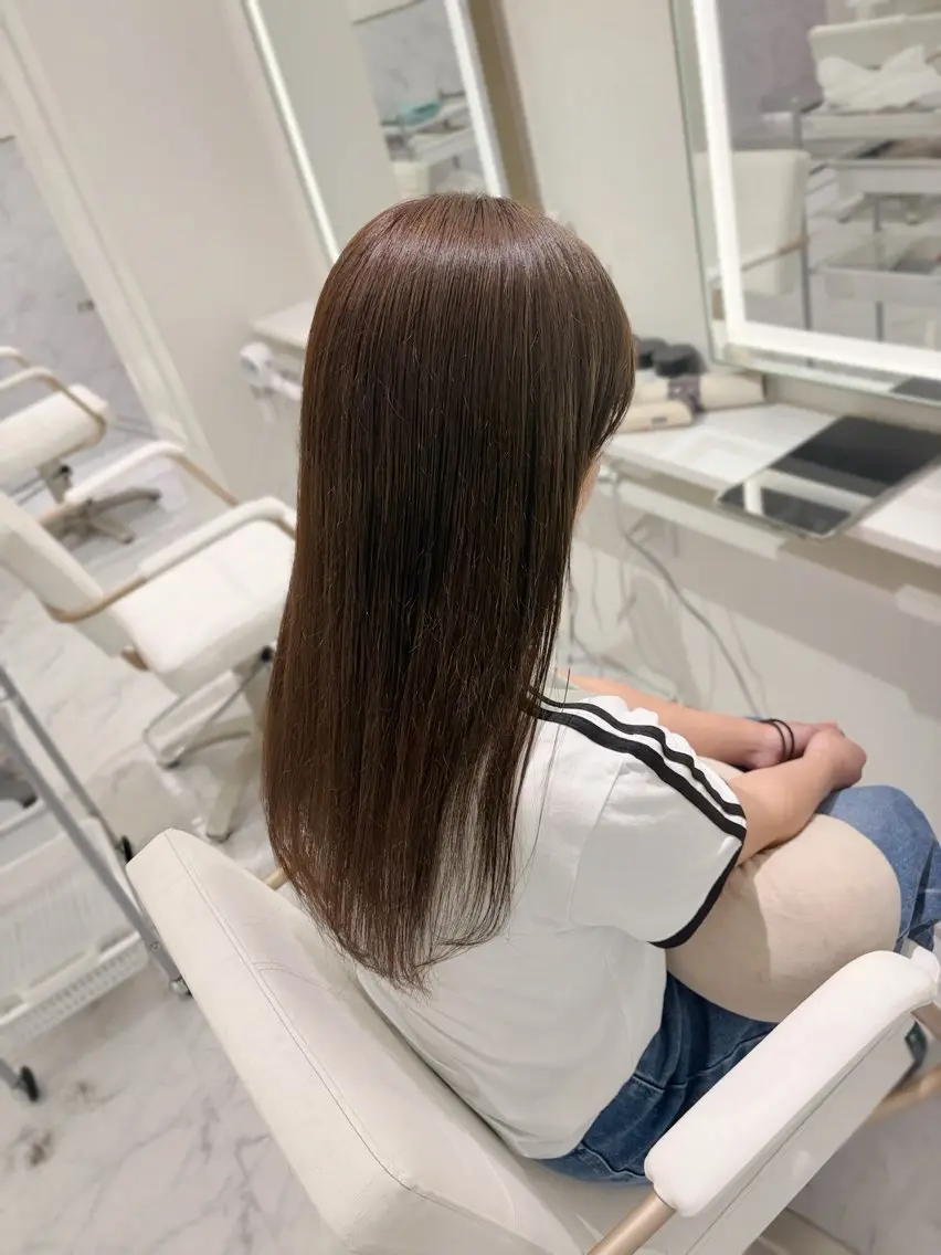 ロング カラー ヘアカラー ParveMix┊ 太田 千尋🪽‪のヘアスタイル