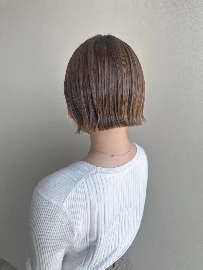 ショート ナチュラル*艶* 蒲生四丁目*山保美月のヘアスタイル