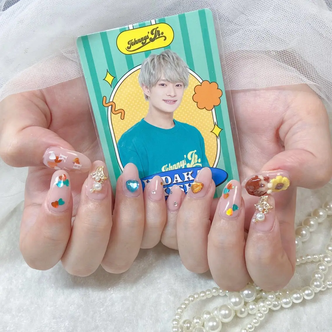 ネイル アートネイル 長さ出し フットネイル 韓国ネイル マグネットネイル ハンドネイル Kanako 💫のネイルデザイン