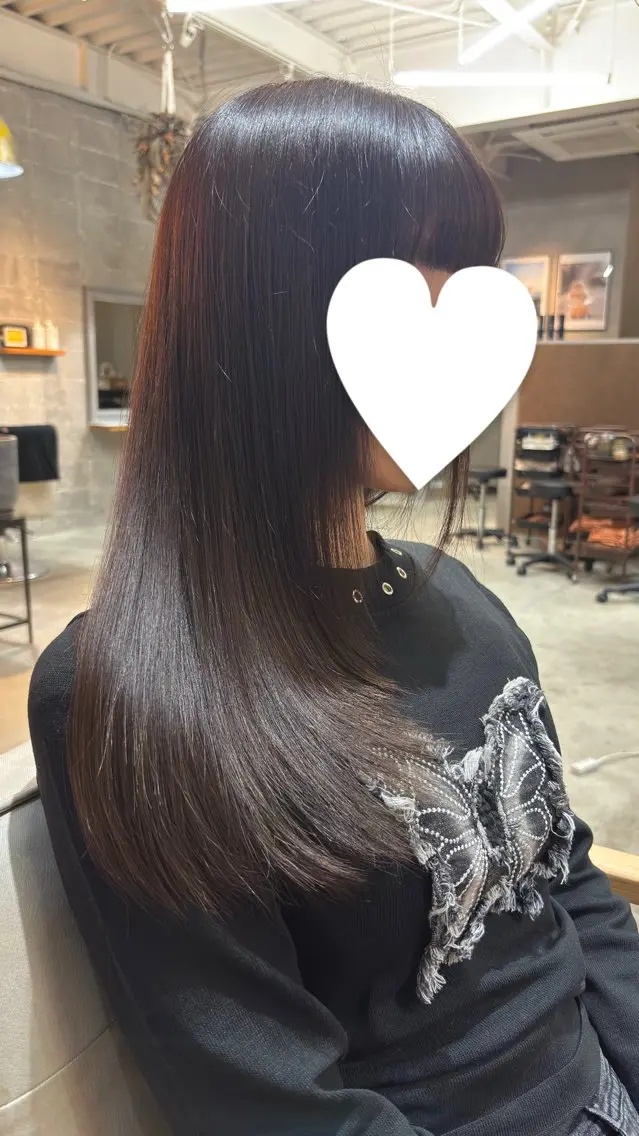 カラー 髪質改善 うえき ひなのヘアスタイル