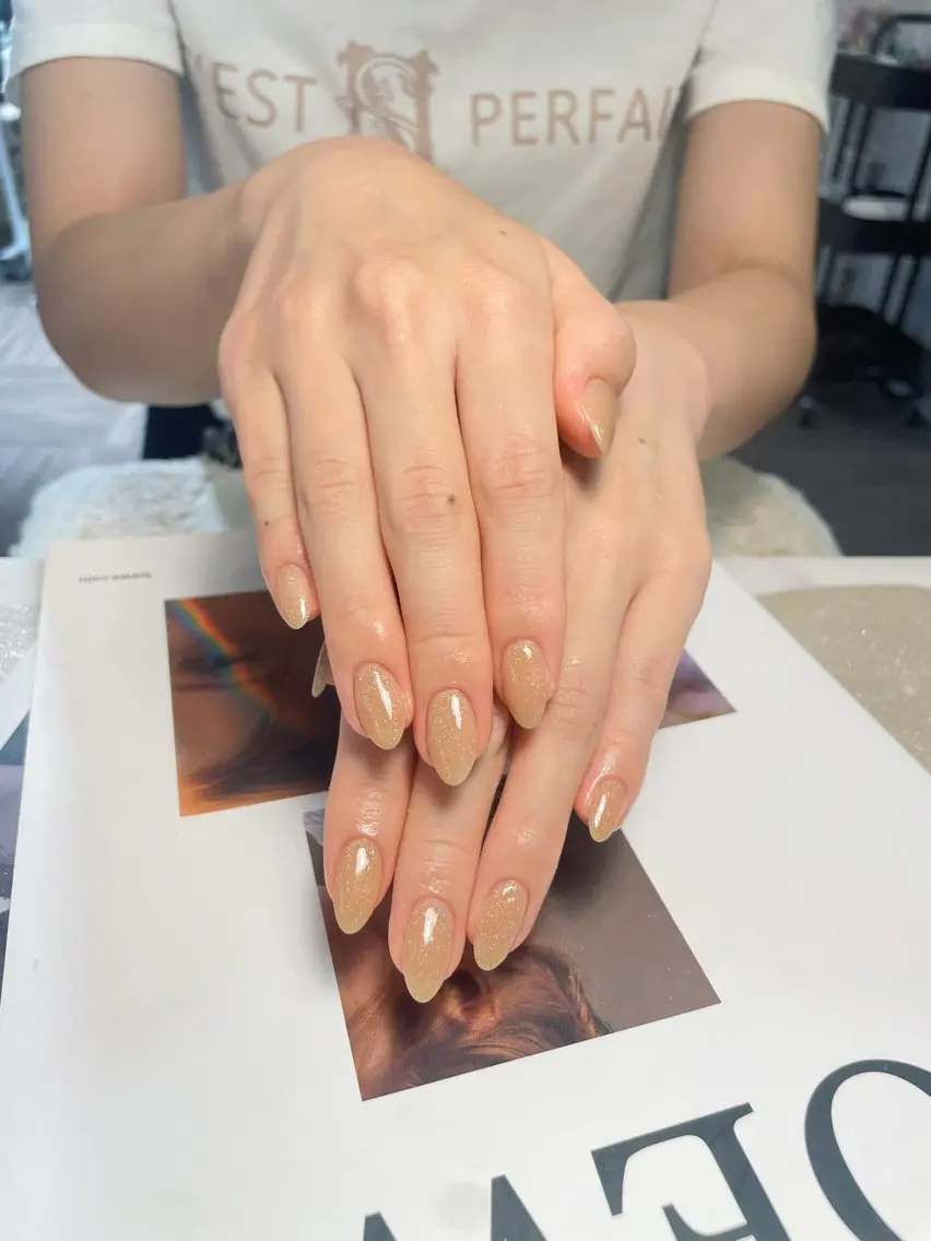 ネイル ラメ(グリッター) ハンドネイル D.d Nail Moeのネイルデザイン