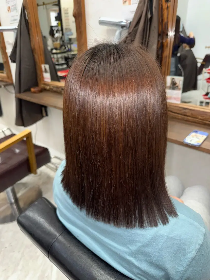 ミディアム カット ヘアカラー 小島 羽琉のヘアスタイル