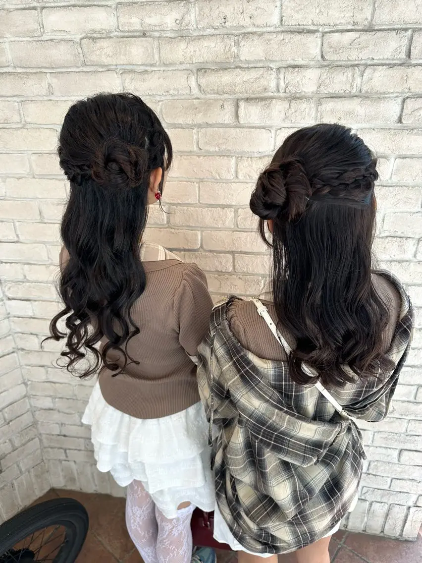 ヘアアレンジ ヘアセット 横浜ヘアメ髪質改善 カラー🎀💘みさきのヘアスタイル