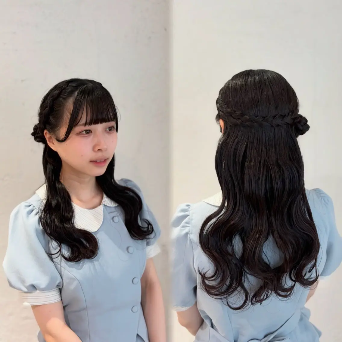 ロング ヘアアレンジ ヘアセット 艶カラー / ヘアメ / みき🎀のヘアスタイル