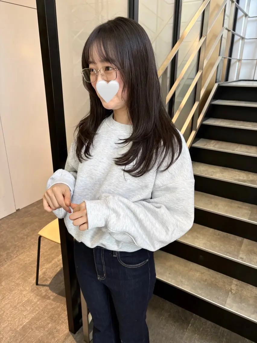 ロング 韓国風ヘア カット mao | 柔らか艶カラー🫧のヘアスタイル