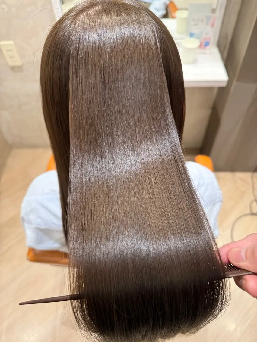 セミロング カット ヘアカラー トリートメント 💫艶髪💫 ✂︎佐久間俊生✂︎のヘアスタイル