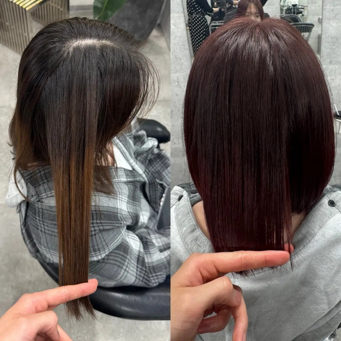 ショート カラー カット ヘアカラー トリートメント You/透明感カラー レイヤーカット/ボブのヘアスタイル