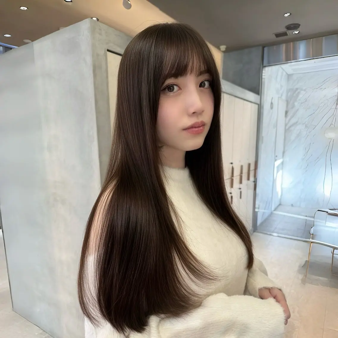 【🤍カラーのみ🤍】透明感カラー🎀+高保湿スチームトリートメント🫧の写真