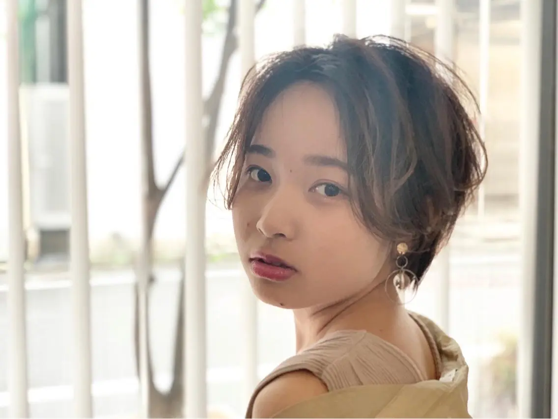 ショート ヘアアレンジ ショートヘア 秋葉 一郎のヘアスタイル