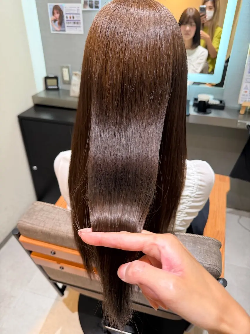 ロング 髪質改善 トリートメント 酸熱トリートメント カット ヘアカラー トリートメント 【ツヤ髪/髪質改善】 🌼Minamiのその他イメージ