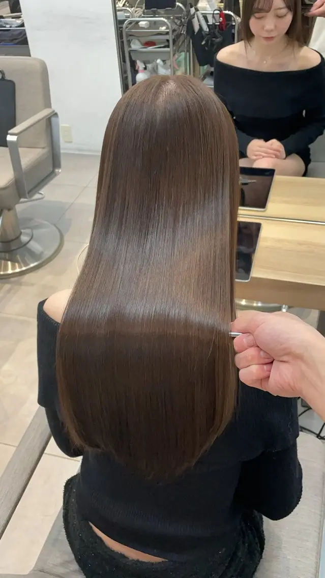 ロング 髪質改善 ✨髪質改善✨美髪 矯正🫧小泉のヘアスタイル