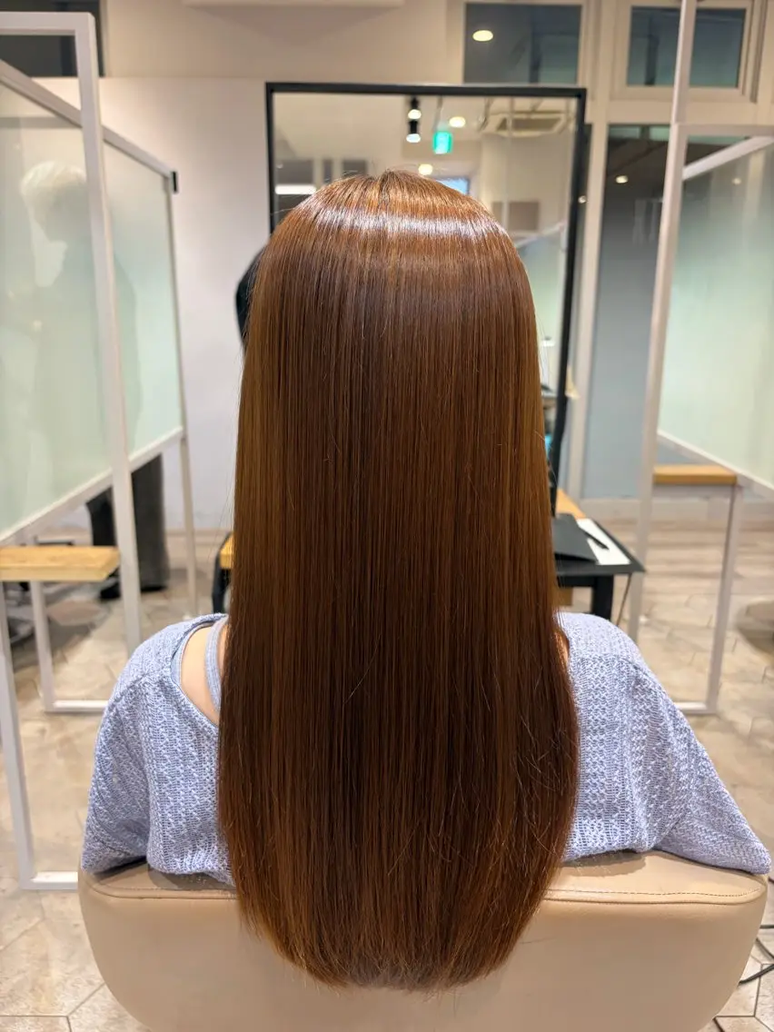ロング カラー ヘアカラー 髪質改善🫧 ミタセイヤのヘアスタイル
