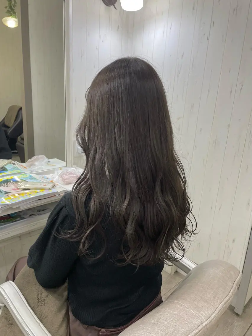 N.カラー🫧+👑髪質改善MAHOトリートメント+カット✂︎の写真