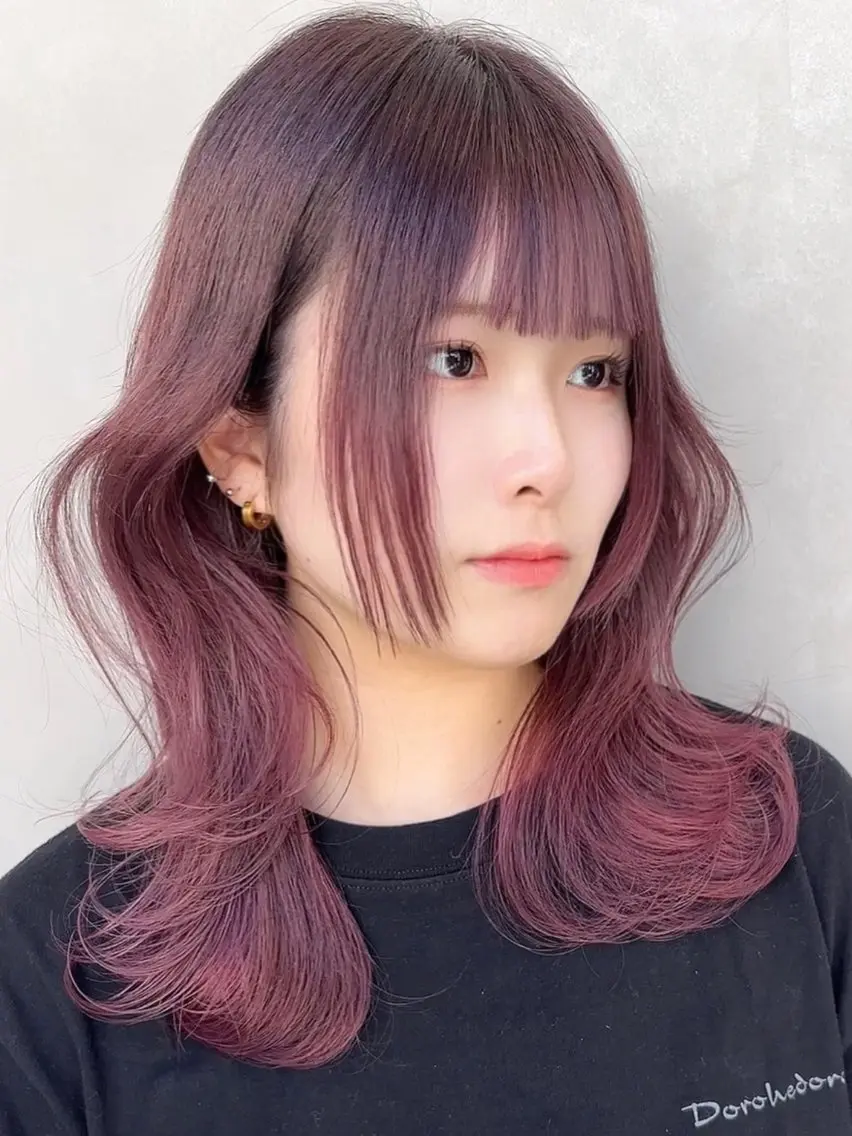 ミディアム カラー 暗色カラー/レイヤー 🩶KAITOのヘアスタイル